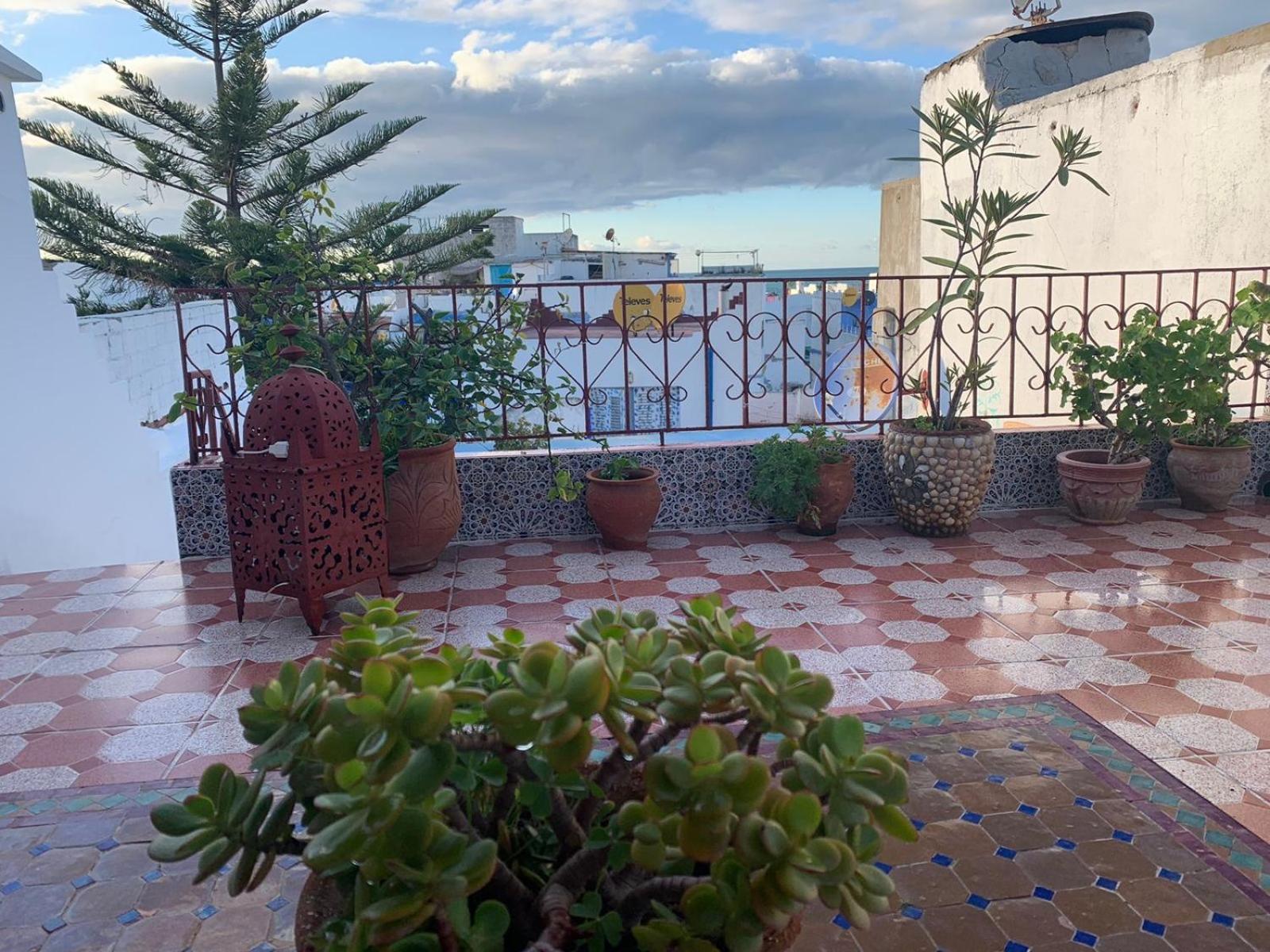 Hathor ,Casa Marroqui Con Dos Terrazas En La Medina Antigua , Ideal Parejas!! Wifi!! Asilah Esterno foto